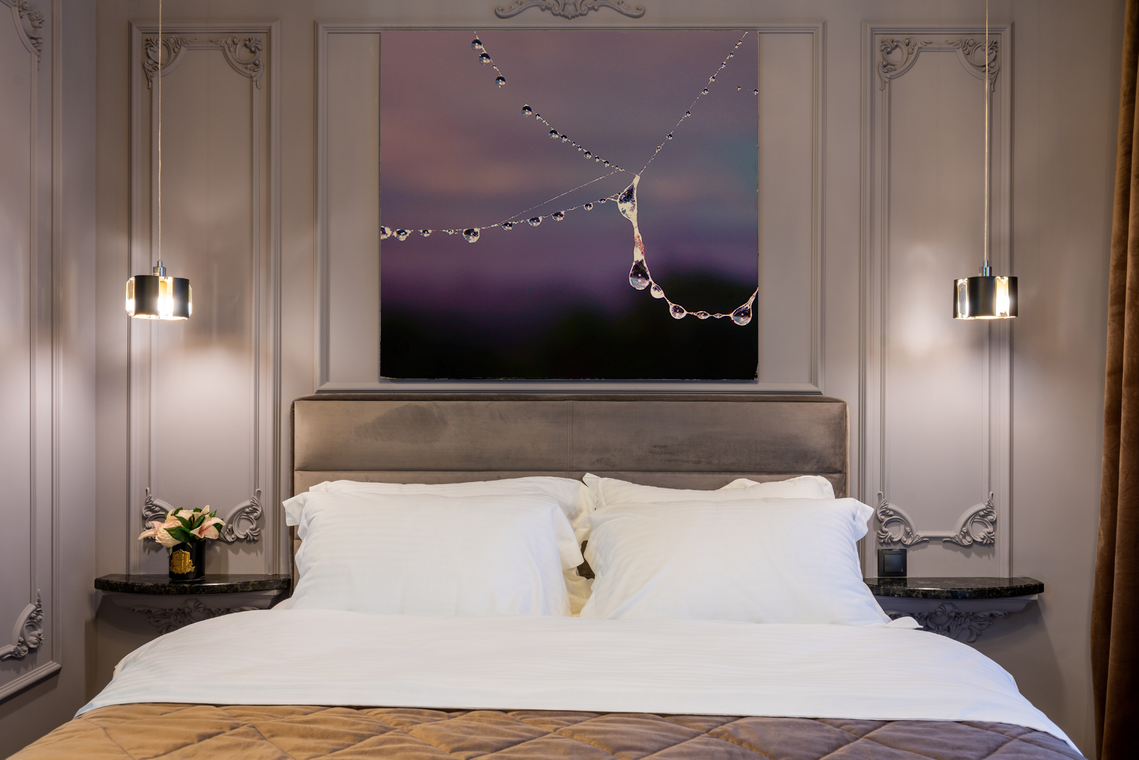 Parker In The Purple original abstract contextualised office art modern decor photo print by Blair Montague Drake